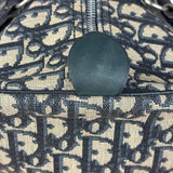 Christian Dior Vintage Navy Trotter Boston Bag