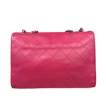 Chanel Pink Quilted Leather Accordion Flap Bag 2014