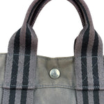 Hermes Grey Canvas Fourre Tout PM