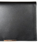 Prada Black Leather Bi-Fold Wallet