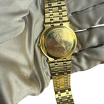 Gucci Vintage 9200L/M Gold Dial/Plated Bezel Watch