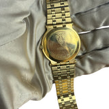 Gucci Vintage 9200L/M Gold Dial/Plated Bezel Watch