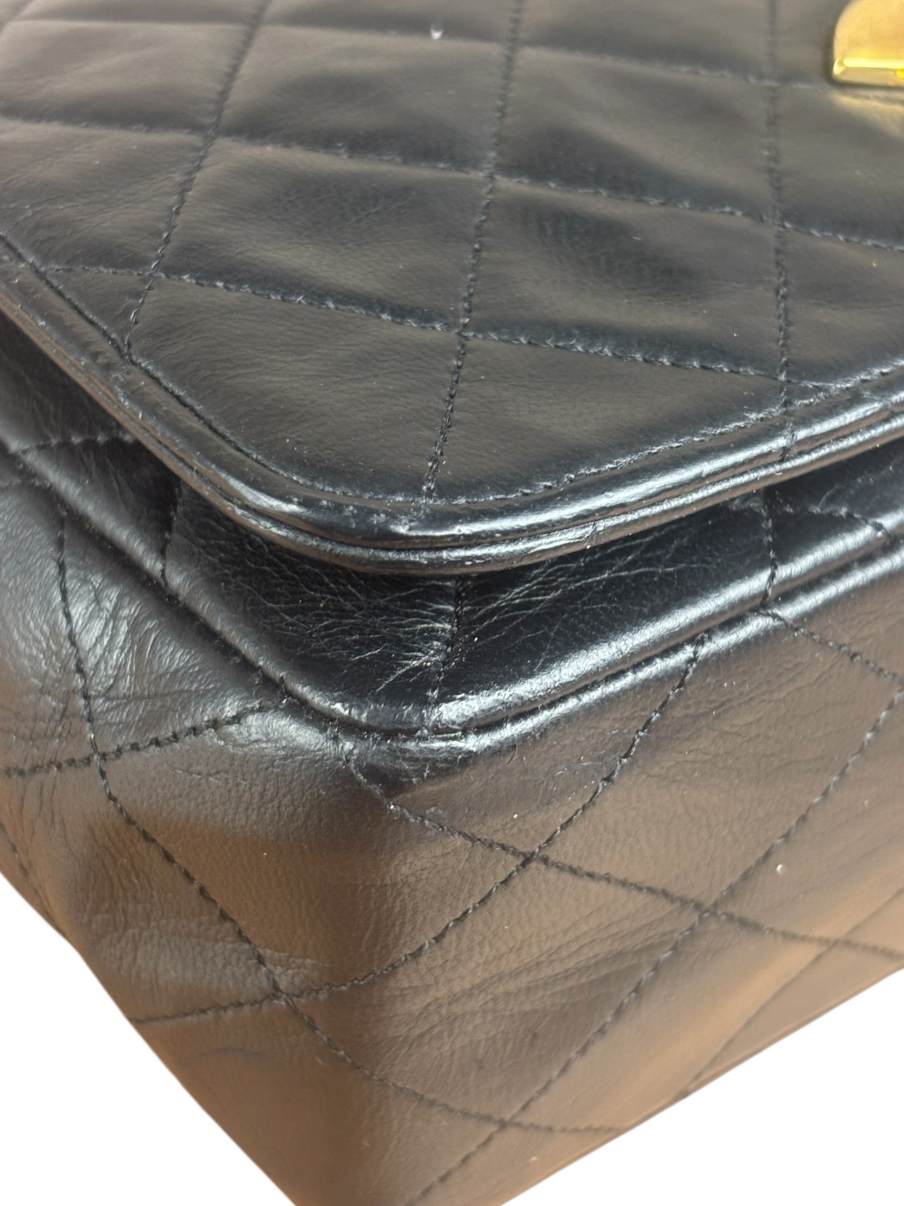 Chanel Black Small Quilted Flap Shoulder Bag 86-88