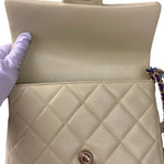 Chanel Yellow Caviar Leather Mini Flap Bag