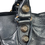 Balenciaga Vintage Navy Leather City Two-Way Bag