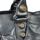 Balenciaga Vintage Navy Leather City Two-Way Bag