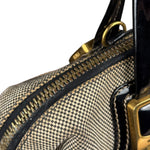 Fendi vintage Chameleon Black Patent Leather Handbag