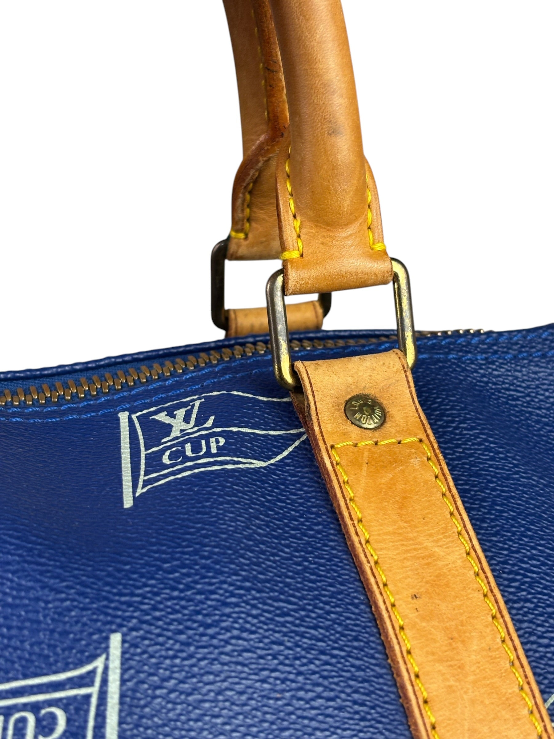 Louis Vuitton Blue America's Cup Keepall 45