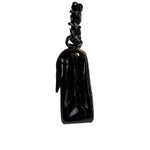 Chanel Vintage Black Leather In The Business Flap Handbag 1996
