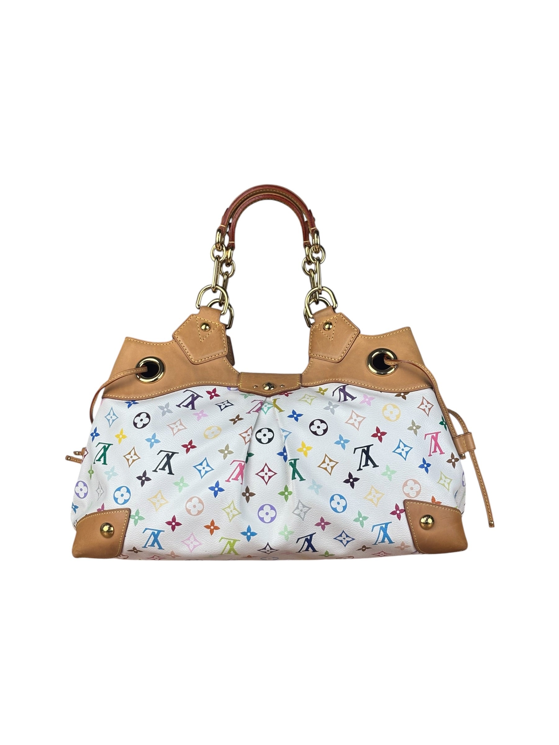 Louis Vuitton White Murakami Ursula Handbag