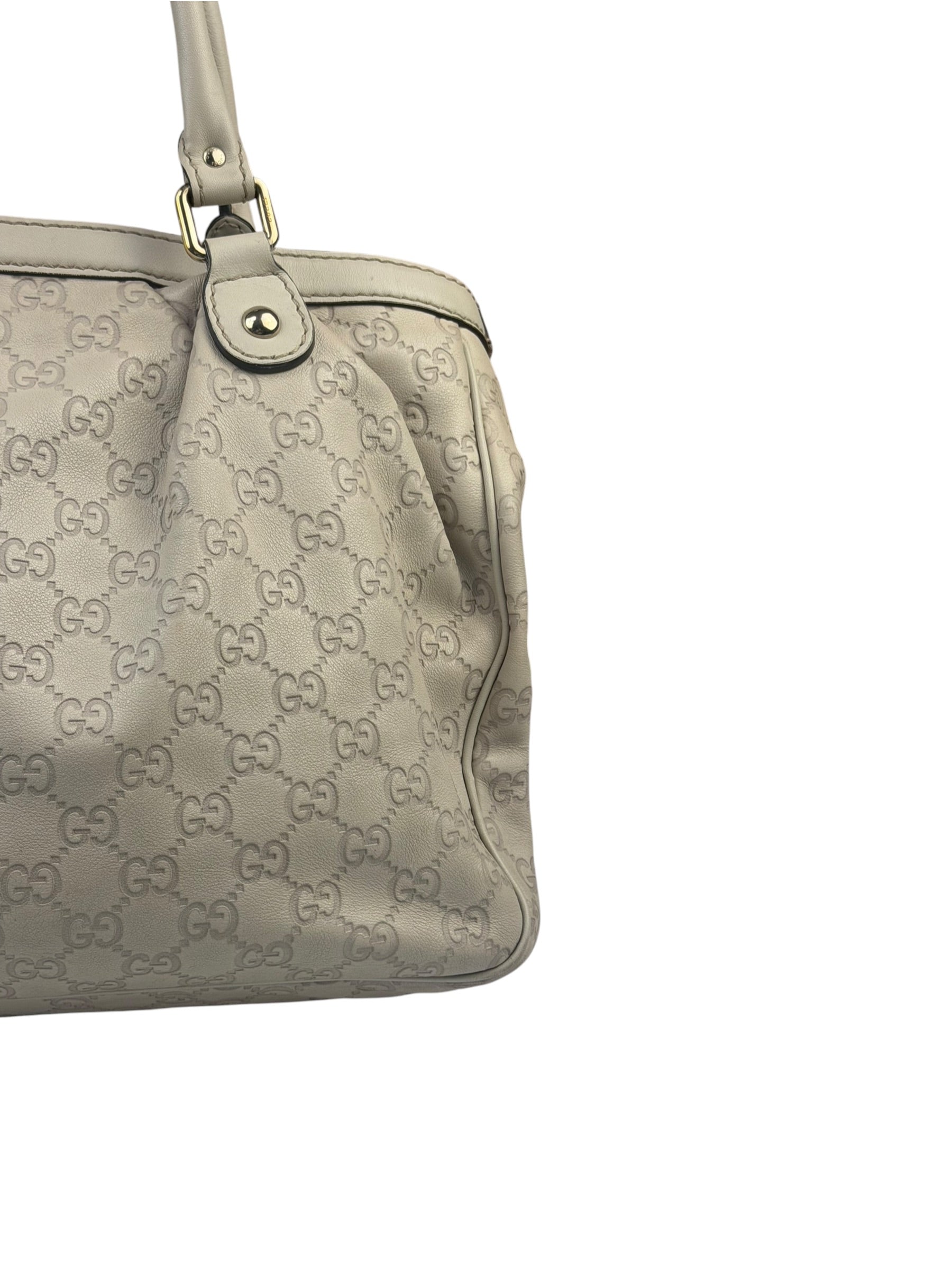 Gucci Beige Guccissima Medium Sukey Shoulder Tote