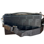 Fendi Soft Trunk Baguette Black