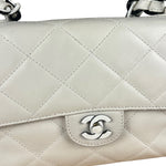Chanel Classique White Quilted Leather Flap Bag 2001