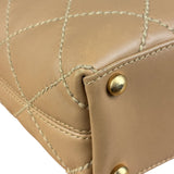 Chanel Vintage Beige Wild Stitch Small Tote Bag 2003