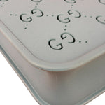 Gucci Dusty Azure Perforated Rubber Tote