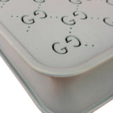 Gucci Dusty Azure Perforated Rubber Tote