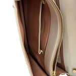Bvlgari White/Pink Leather Serpenti Forever Shoulder Bag