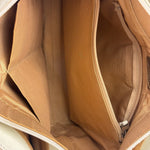 Burberry White Leather Trim Nova Check Shoulder Bag
