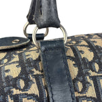 Christian Dior Vintage Navy Trotter Boston Bag