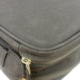 Prada Beauty Black Canvas Travel Cosmetic Pouch