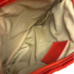 Coach Red/Orange Nylon Getaway Signature File Crossbody