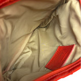 Coach Red/Orange Nylon Getaway Signature File Crossbody