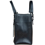 Balenciaga Black Leather Papier A4 Tote Bag