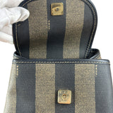 Fendi Vintage Pequin Stripped Sling Bag