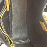 Balenciaga Black Leather Mini Bel Air Carry All Two-Way Bag