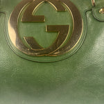 Gucci Green Leather Blondie Shoulder Bag