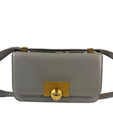 Bottega Veneta Grey Calfskin BV Classic Medium Bag