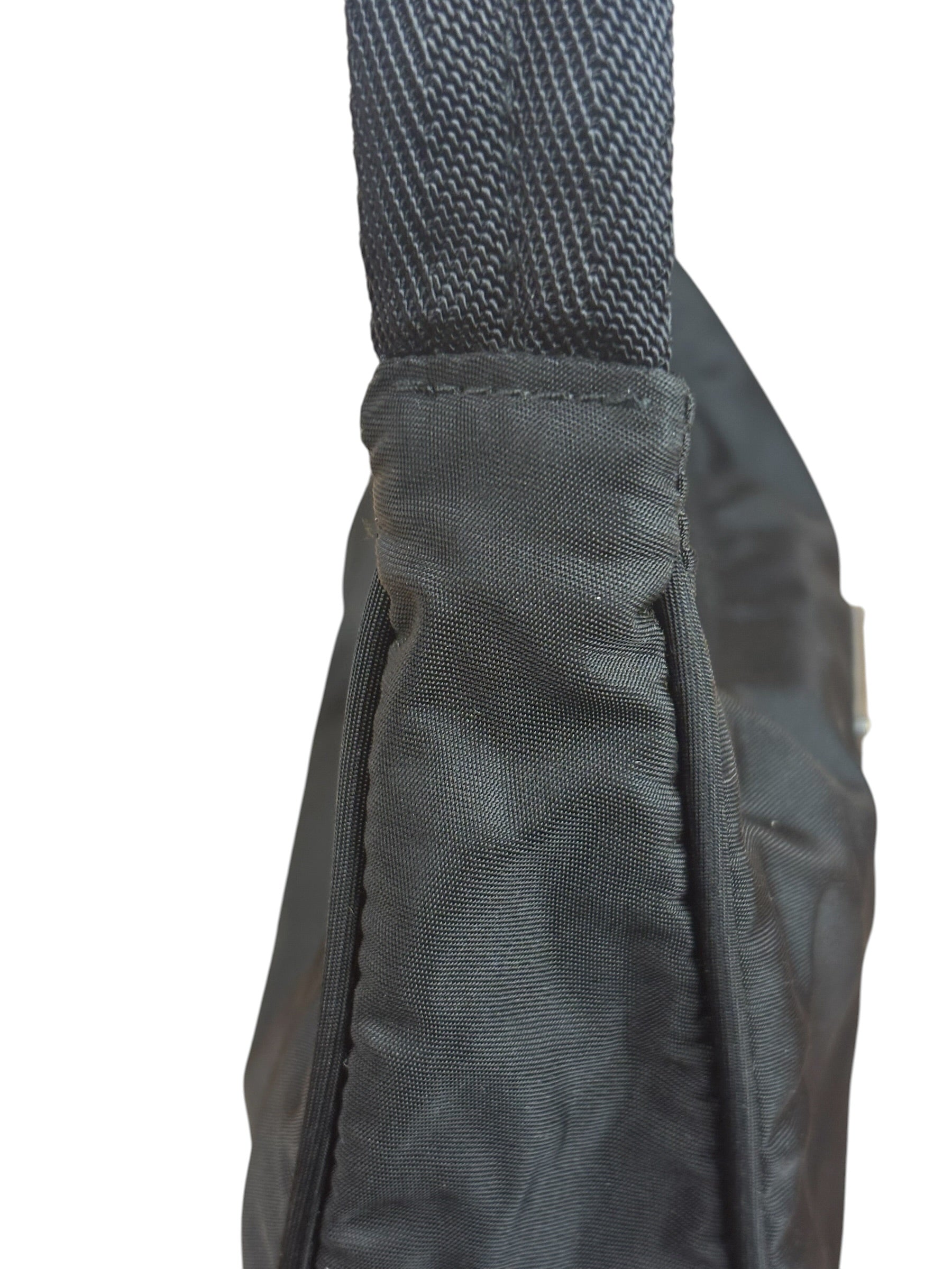 Prada Black Tessuto Nylon Shoulder Bag