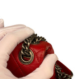 Chanel Striking Red Quilted Rocks Small Flap Bag 2014