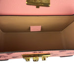 Gucci Valentines Day Padlock Bamboo Handle Handbag