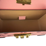 Gucci Valentines Day Padlock Bamboo Handle Handbag