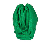 Bottega Veneta Green Leather Intercciato Small Crossbody
