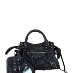 Balenciaga Neo Cagole City Bag Washed Denim