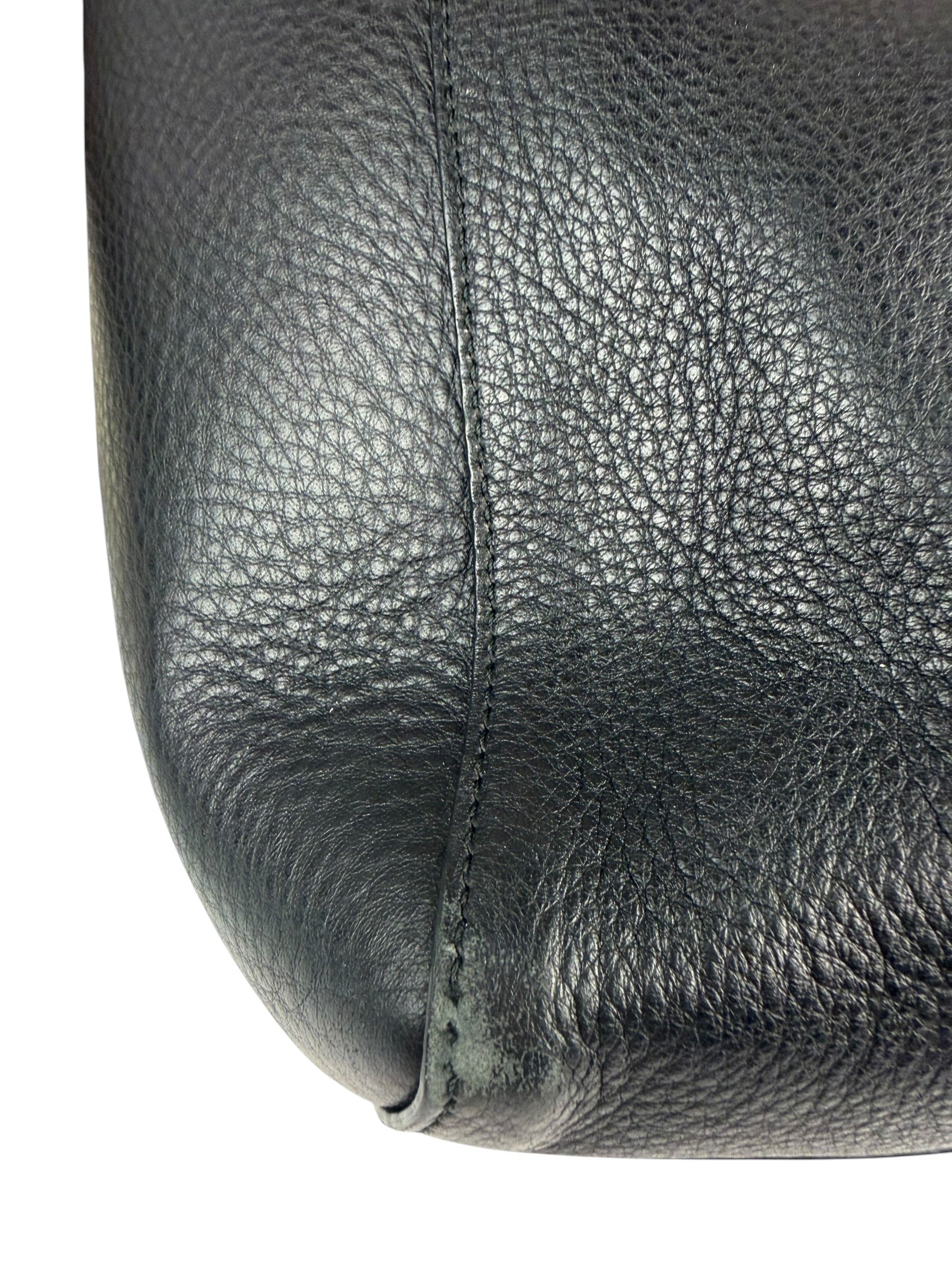 Balenciaga Black Leather Tote Bag