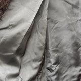 Kiyomi Vintage Auburn Chevron Mink Fur Coat