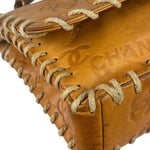 Chanel Brown Leather Western Embossed CC Flap Bag