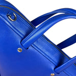 Balenciaga Royal Blue Leather Triangle 2Way Bag