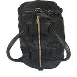 Alexander Wang Black Pebbled Leather Rocco Satchel