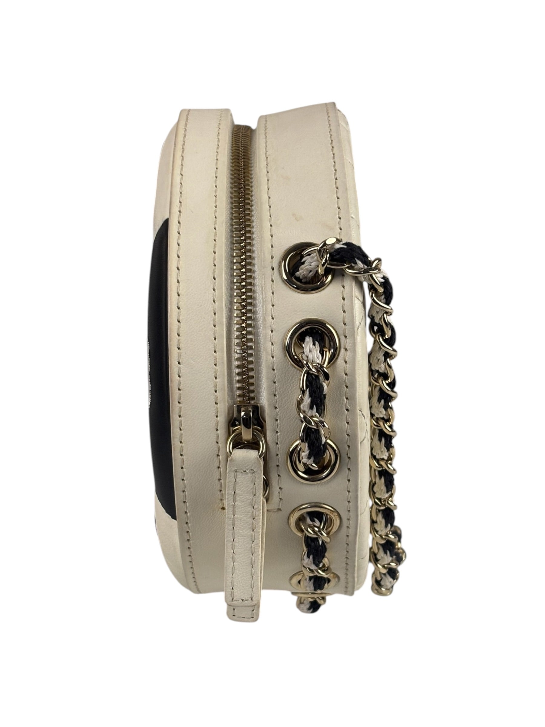 Chanel Limited Edition Lifesaver Round Crossbody Black 2017