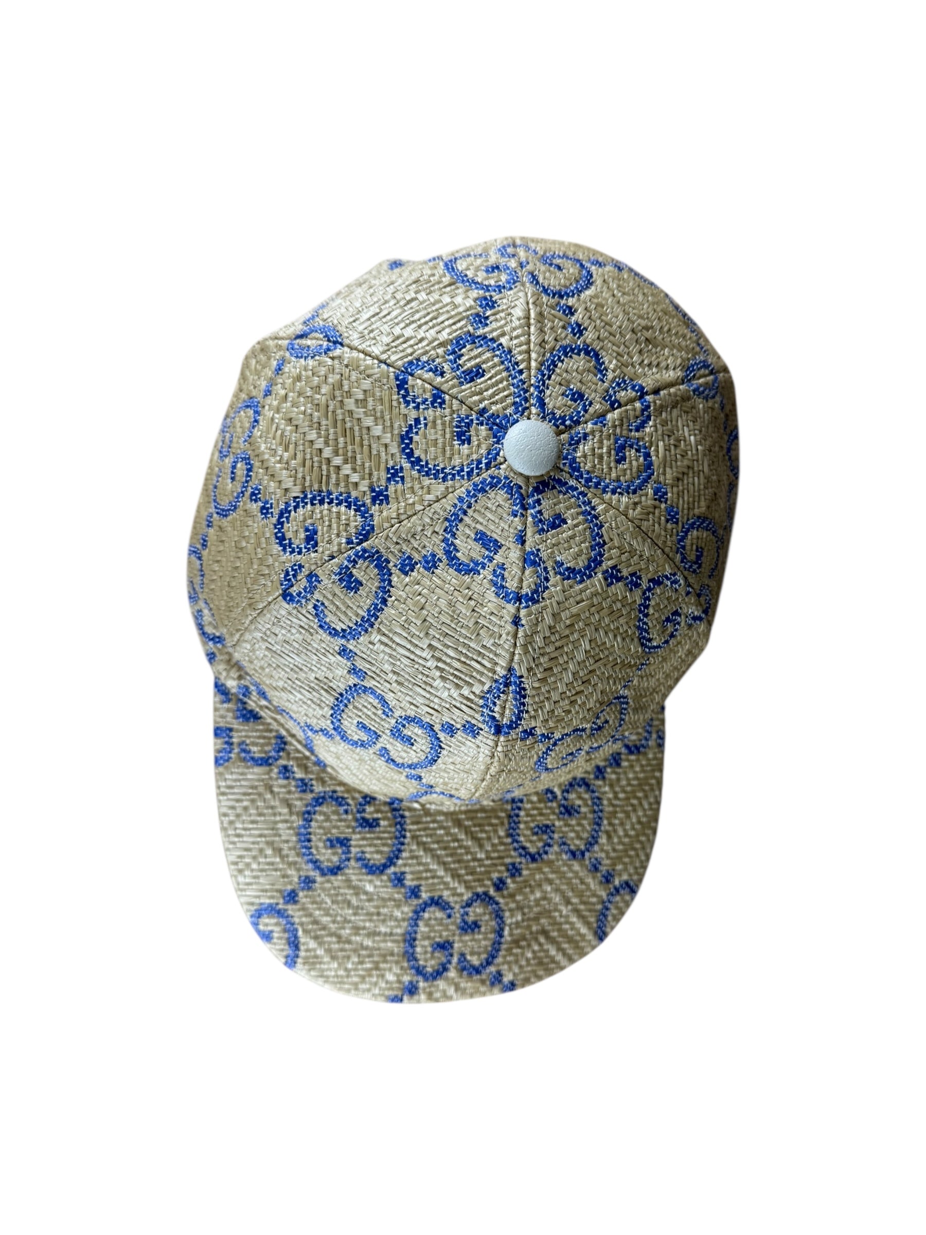 Gucci GG Raffia Baseball Cap