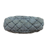 Chanel Grey/Black Quilted Nylon Bubble Shoulder Bag 2009