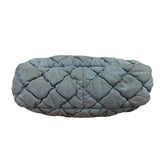 Chanel Grey/Black Quilted Nylon Bubble Shoulder Bag 2009