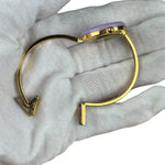 Gucci Vintage Gold 1100L Interchangeable Bezel Bangle