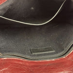 YSL Maroon Leather M Niki Shoulder Bag