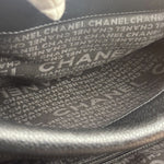 Chanel Black Leather Chocolate Bar Shoulder Bag 2004