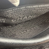Chanel Black Leather Chocolate Bar Shoulder Bag 2004